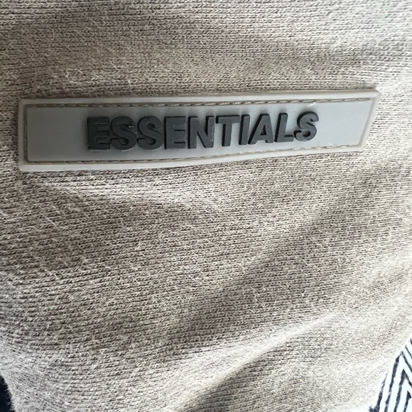 Fear of God Essentials Men's Khaki Hoodie - Picture 6 of 6